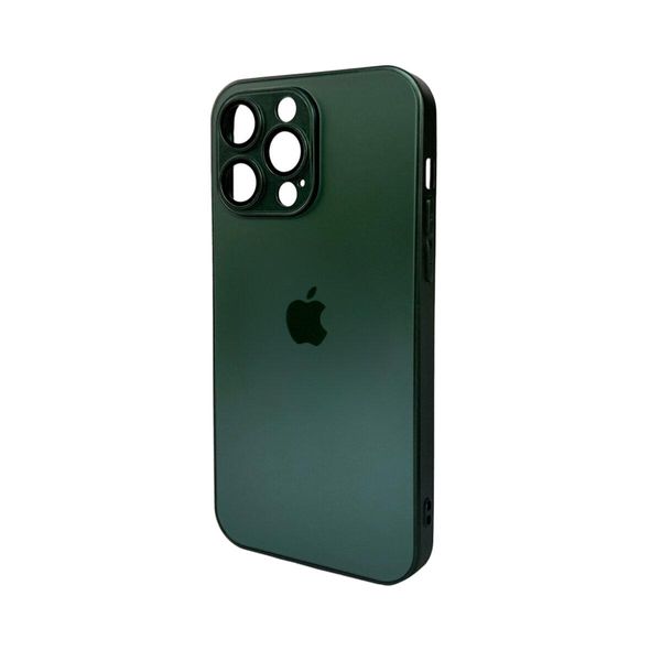 Чехол для смартфона AG Glass Matt Frame Color для iPhone 15 Pro Max Cangling Green 666-00651 фото