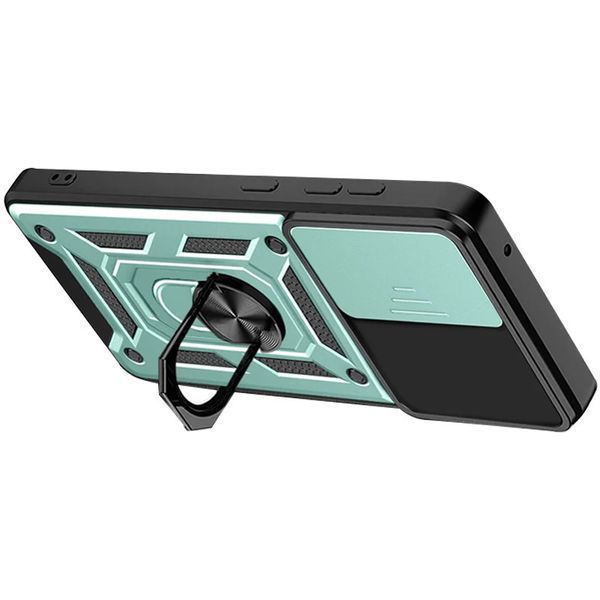 Ударостійкий чохол Camshield Serge Ring для Xiaomi Redmi 12C Green 777-04509 фото