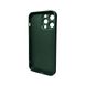 Чохол для смартфона AG Glass Matt Frame Color для iPhone 15 Pro Max Cangling Green 666-00651 фото 2