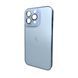 Чехол AG Glass Sapphire Frame MagSafe для iPhone 14 Pro Max Sierra Blue 666-02816 фото
