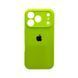Силіконовий чохол з закритою камерою для iPhone 17 Pro Max Shiny Green 666-04315 фото