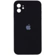 Силиконовый чехол с квадратными бортиками для iPhone 11 Black