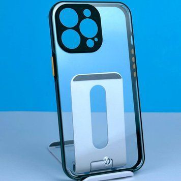 Накладка Totu Transparent с закрытой камерой IPhone 13 Pro Max Зеленый 208-02007 фото