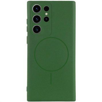Чохол Silicone Cover Lakshmi Full Camera with MagFit для Samsung Galaxy S25 Ultra Зелений 555-01987 фото