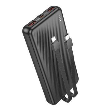 Power Bank Borofone BJ57 Graceful 22.5W+PD20W with cable 10000 mAh Чорний 656-03279 фото