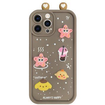 Чохол TPU Toys Case with Ears для Apple iPhone 12 (6.1") Brown 208-05396 фото