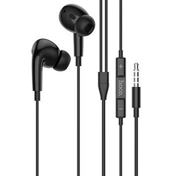 Навушники HOCO M101 Pro Crystal sound wire-controlled earphones with microphone Black 656-03931 фото