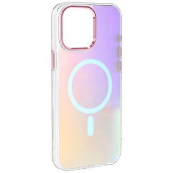 Чохол TPU Lunar Glow (MagFit) для Apple iPhone 15 (6.1") Baby Pink 214-03542 фото