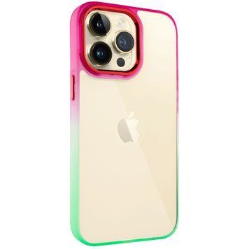 Чехол TPU+PC Fresh sip series для Apple iPhone 14 Pro (6.1") Салатовый / Розовый 777-06664 фото