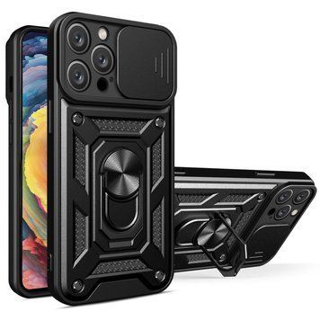 Ударостійкий чохол Camshield Serge Ring для Apple iPhone 11 Pro (5.8") Black 208-05572 фото