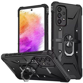 Ударостійкий чохол Pathfinder Ring для Samsung Galaxy A13 4G / A23 4G / M13 4G / M23 5G / A04s Black 777-07892 фото
