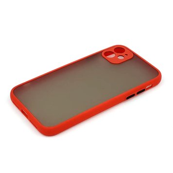 Силиконовый чехол с закрытой камерой Avenger Totu для iPhone 11 Red 208-00652 фото