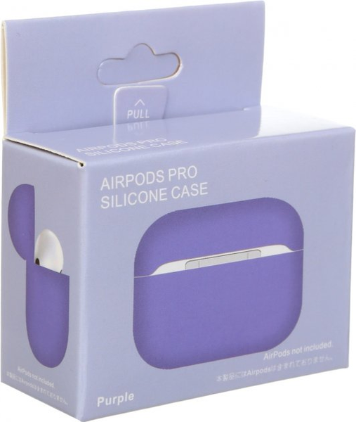 Силіконовий чохол для навушників AirPods Pro Light Purple 203-00056 фото