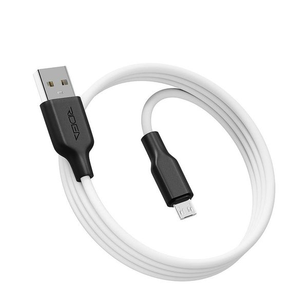 Кабель Ridea RC-M114 Soft Silico USB to Micro USB Білий 209-00162 фото