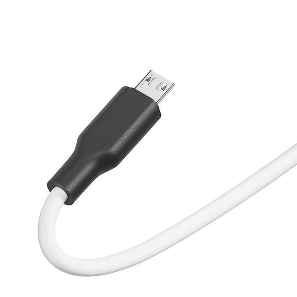 Кабель Ridea RC-M114 Soft Silico USB to Micro USB Білий 209-00162 фото