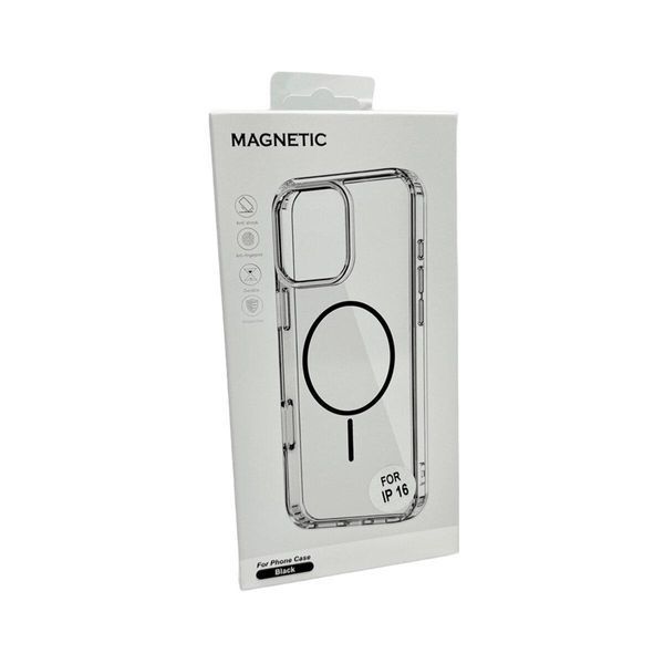 Чохол Acrylic Thin Magnetic для Apple iPhone 16 Black 666-03683 фото
