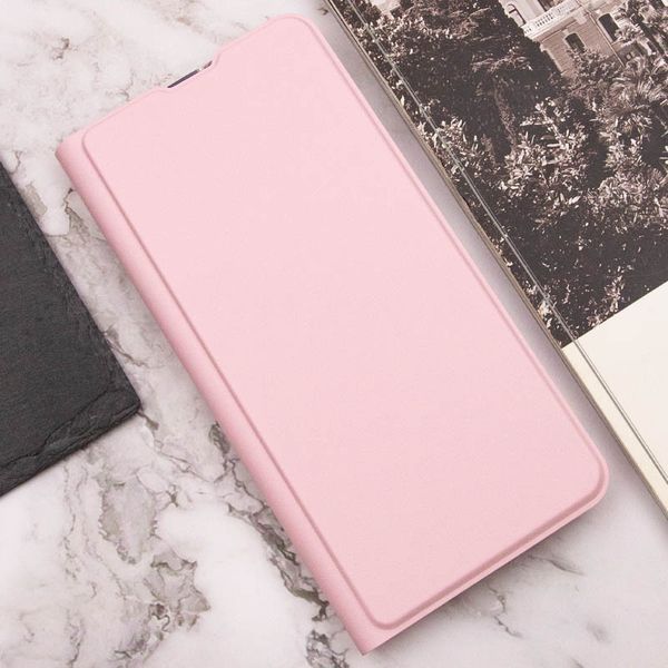 Кожаный чехол-книжка GETMAN Elegant для Xiaomi Redmi 12C Розовый 555-01583 фото