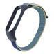 Ремінець для Xiaomi Mi Band 3/4/5/6/7 Nylon Blue/Yellow 212-02478 фото