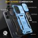 Ударопрочный чехол Camshield Army Ring для Xiaomi Redmi 13C / Poco C65 Light Blue 777-04998 фото 7