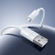 Кабель BOROFONE BX123 Leya silicone charging data cable Type-C White 6941991124228 фото 4