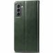 Шкіряний чохол-книжка GETMAN Gallant (PU) для Samsung Galaxy S21 FE Green 777-06464 фото 3