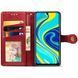 Кожаный чехол-книжка GETMAN Gallant (PU) для Xiaomi Redmi Note 9s / Note 9 Pro / Note 9 Pro Max Red 777-06564 фото 2