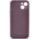 Силиконовый чехол с закрытой камерой для iPhone 14 Taro Purple 666-00827 фото 2