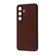 Чохол WAVE Leather Case Samsung Galaxy S24 Dark Brown 777-01220 фото