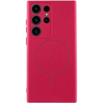Чохол Silicone Cover Lakshmi Full Camera with MagFit для Samsung Galaxy S25 Ultra Червоний 555-01988 фото