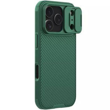 Карбонова накладка Nillkin CamShield Pro для Apple iPhone 17 Pro (6.3") Deep Green 777-08146 фото