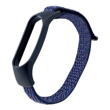 Ремешок для Xiaomi Mi Band 3/4/5/6/7 Nylon Dark Blue 212-02479 фото