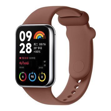 Ремінець для Xiaomi Mi Band 8 Pro/Mi Band 9 Pro/Redmi Watch 4 Silicone Brown 212-02579 фото