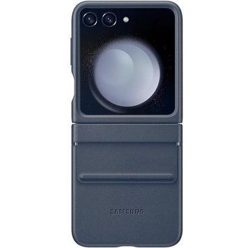 Шкіряний чохол Leather Case для Samsung Galaxy Z Flip5 Blue 555-03213 фото