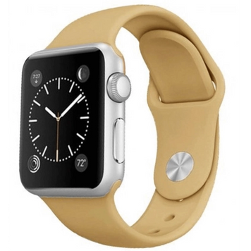 Силиконовый ремешок для Apple Watch 38/40/41 мм Gold 212-00614 фото