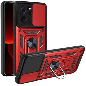 Ударопрочный чехол Camshield Serge Ring для Xiaomi 13T / 13T Pro Red 777-04449 фото