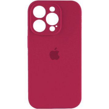 Силіконовий чохол з закритою камерою для iPhone 15 Pro Max Maroon 666-01138 фото