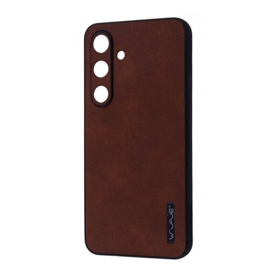 Чехол WAVE Leather Case Samsung Galaxy S24 Dark Brown 777-01220 фото