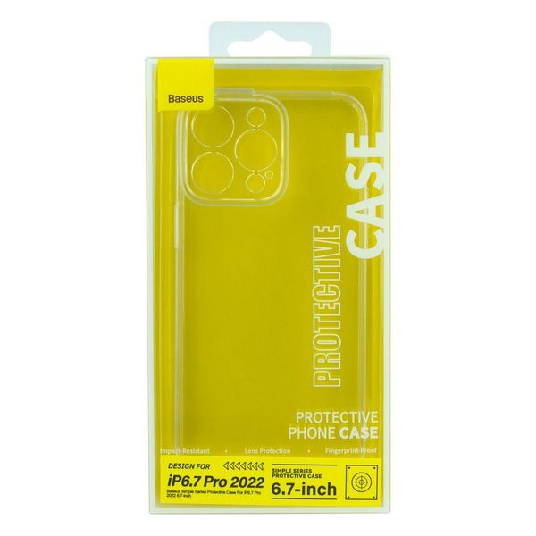 Чохол Baseus Simple Series Protective Case для iPhone 14 Pro Max Прозорий 208-02103 фото