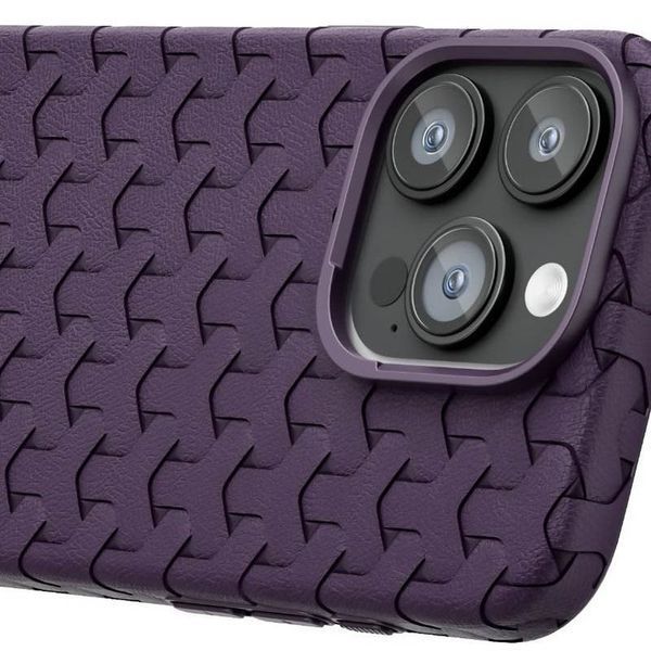 Чехол TPU Weaving для iPhone 14 Pro (6.1") Purple 555-00349 фото