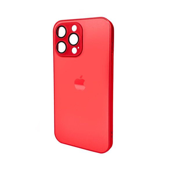 Чохол для смартфона AG Glass Matt Frame Color для iPhone 15 Pro Max Coke Red 666-00653 фото