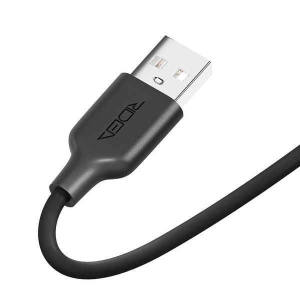 Кабель Ridea RC-M114 Soft Silico USB to Micro USB Чорний 209-00163 фото