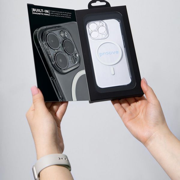 Чехол Proove Crystal Case with Magnetic Ring iPhone 14 Pro Ttransparent 656-04452 фото