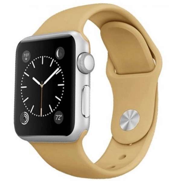 Силиконовый ремешок для Apple Watch 38/40/41 мм Gold 212-00614 фото