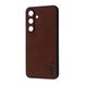 Чохол WAVE Leather Case Samsung Galaxy S24 Dark Brown 777-01220 фото 1