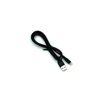 Кабель для зарядки и передачи данных Denmen D42L USB to Lightning Черный 1 м 209-00067 фото