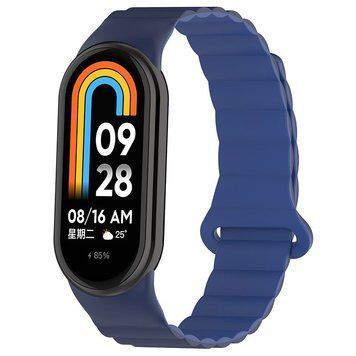 Ремінець Dual-color Magnetic для Xiaomi Mi Band 9/8/10 Navy Blue / Blue 212-01648 фото