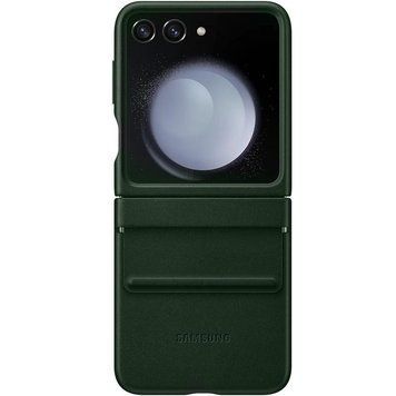 Шкіряний чохол Leather Case для Samsung Galaxy Z Flip5 Green 555-03214 фото