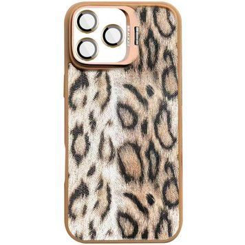 Чохол TPU+PC Wild Leopard with MagSafe and Lens для Apple iPhone 15 Pro Max (6.7") Brown 656-08247 фото