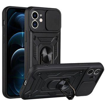 Ударостійкий чохол Camshield Serge Ring для Apple iPhone 11 (6.1") Black 208-05574 фото