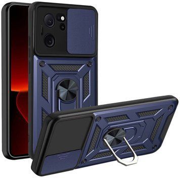 Ударопрочный чехол Camshield Serge Ring для Xiaomi 13T / 13T Pro Blue 777-04450 фото